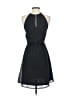 H&M 100% Polyester Solid Black Cocktail Dress Size 2 - photo 2