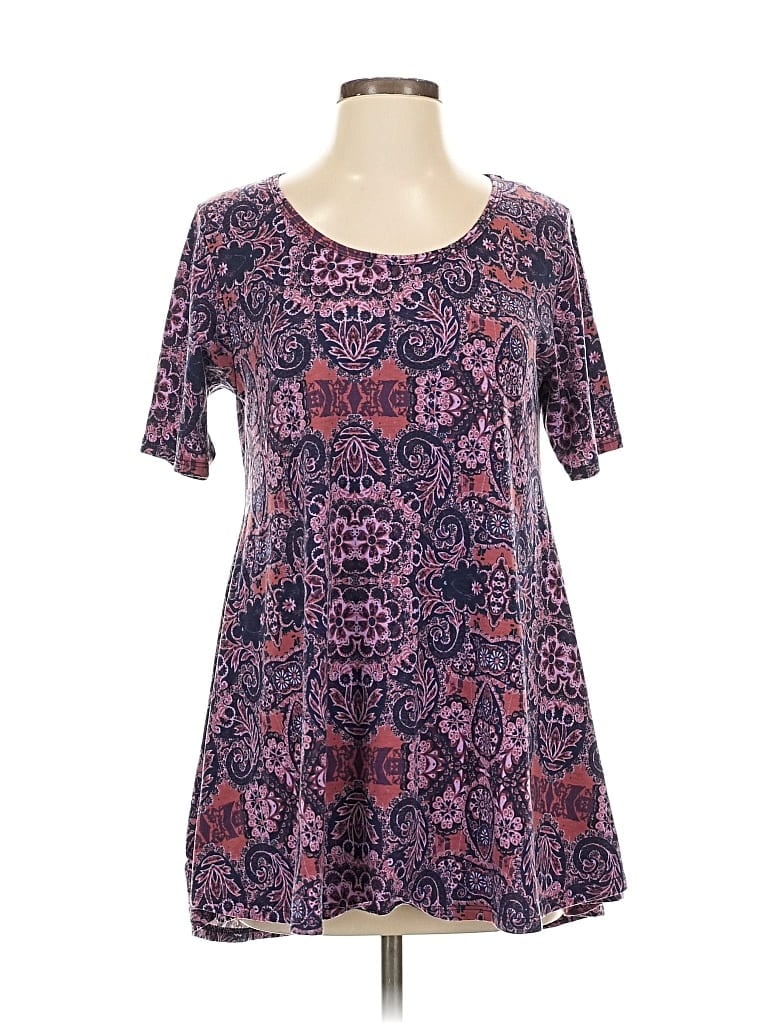 Pre-owned Lularoe Casual Dress In Purple