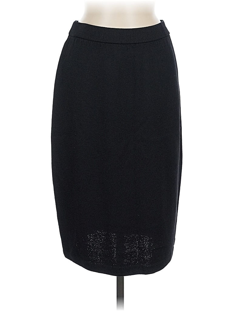 Pre-owned St John Formal Skirt In Black