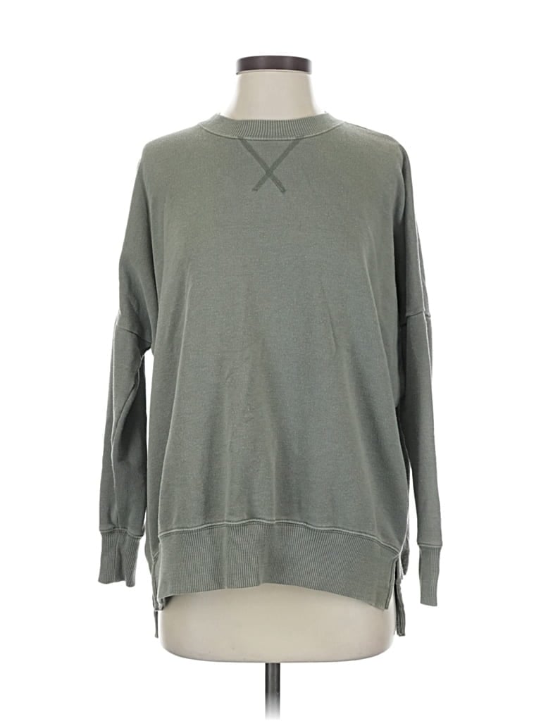 Pre-owned Aerie Sweatshirt In Green