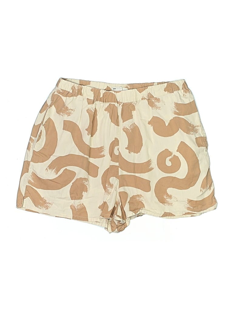 Pre-owned Asos Design Khaki Shorts In Brown