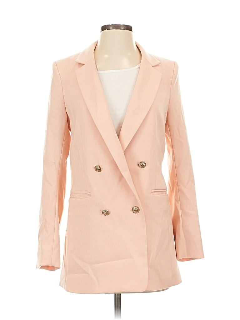 Pre-owned H&m Blazer Jacket In Pink