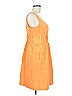 Shoshanna 100% Polyester Solid Orange Casual Dress Size 8 - photo 4
