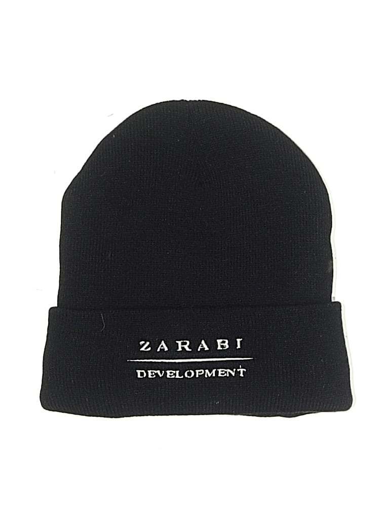 Pre-owned Assorted Brands Beanie Hat In Black
