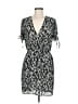 Paper Crane 100% Polyester Paisley Black Casual Dress Size M - photo 1