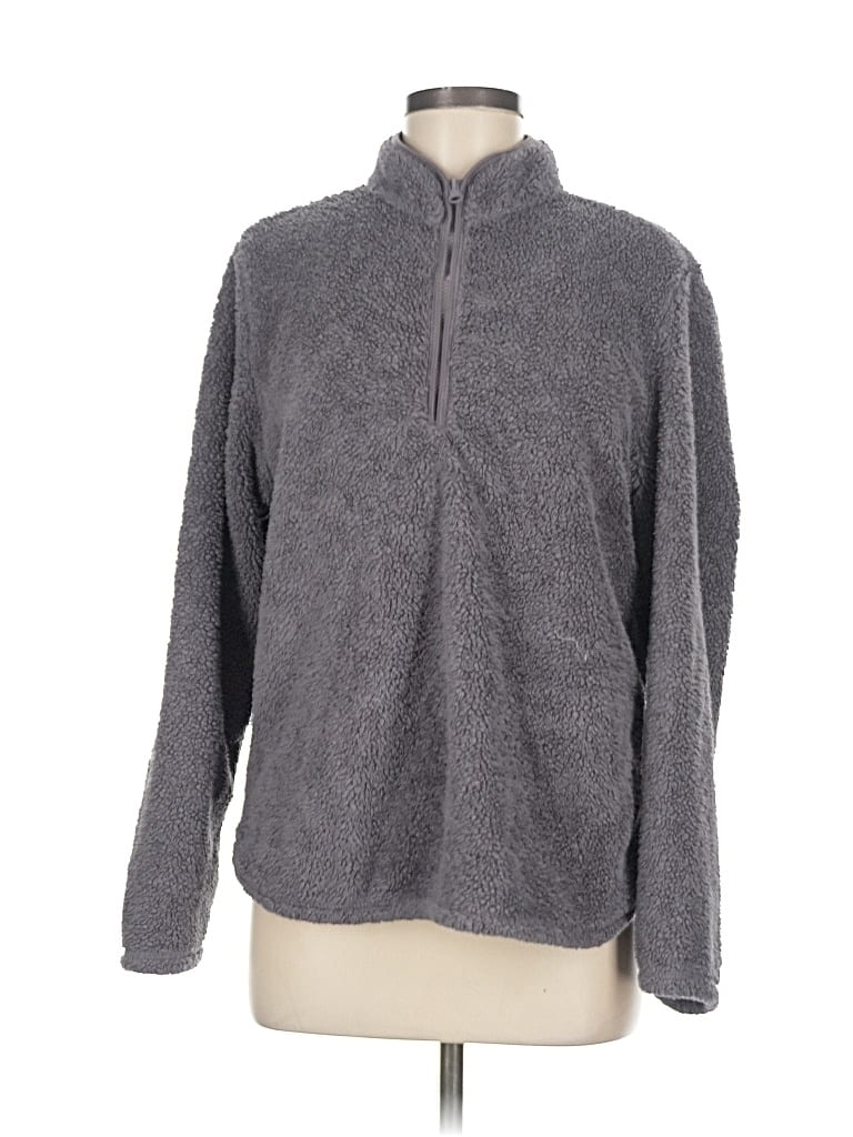 H&M Pre-owned Fleece Jacket In Purple