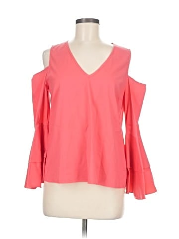 Waverly Grey 3/4 Sleeve Blouse (view 1)