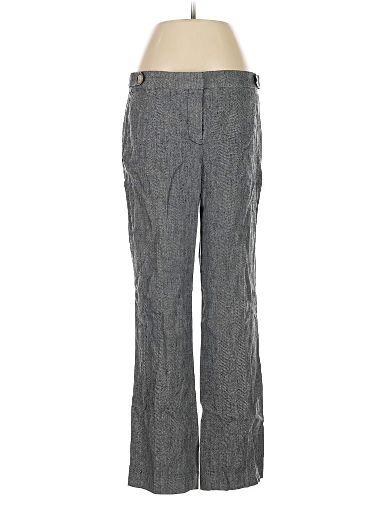 Pre-owned Ann Taylor Linen Pants In Gray