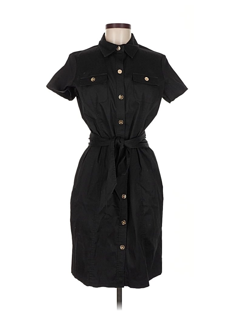 Pre-owned Jones New York Signature Trenchcoat In Black