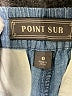 Point Sur 100% Cotton Blue Casual Pants Size 0 - photo 7