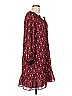 Max Studio Paisley Burgundy Casual Dress Size M - photo 4