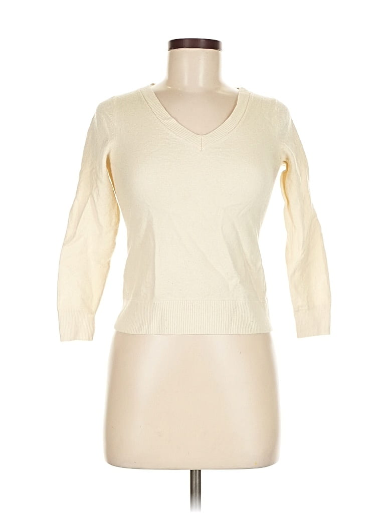 Pre-owned Banana Republic Wool Sweater In White