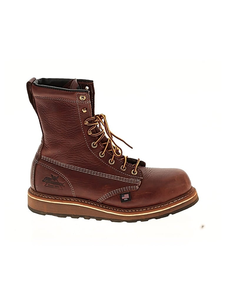 Pre-owned Thorogood Ankle Boots In Brown