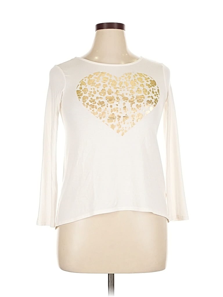 Pre-owned Old Navy 3/4 Sleeve T-shirt In White