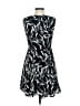 Express 100% Polyester Graphic Black Casual Dress Size 4 - photo 2
