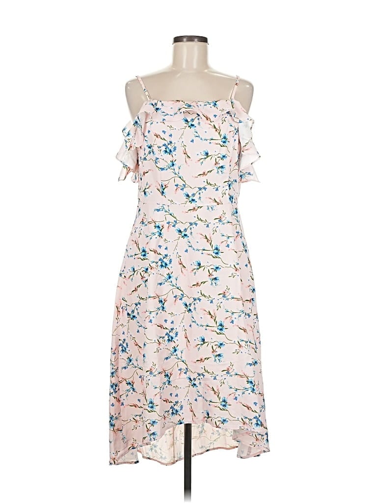 Pre-owned Allegra K Casual Dress In White