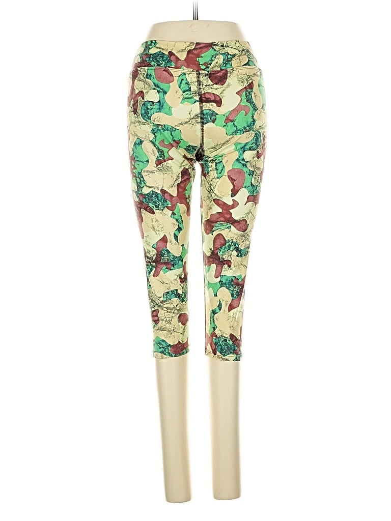 Pre-owned Assorted Brands Leggings In Yellow