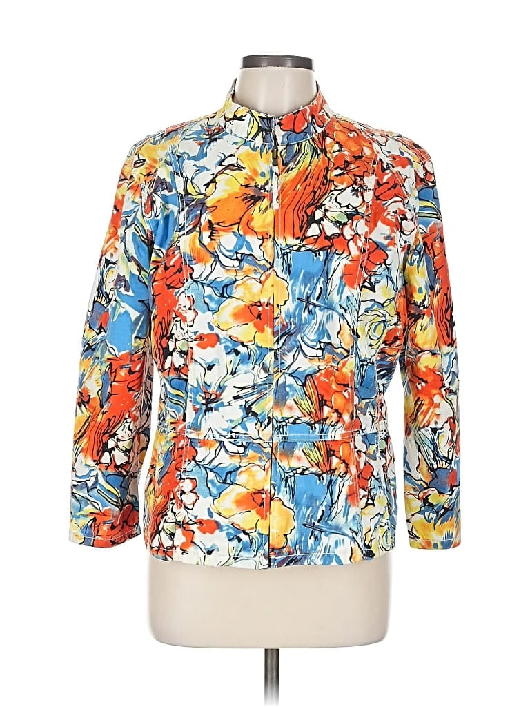 Click to view more detailed imagery on our partner's website Pre-owned Chico's Jacket In Orange