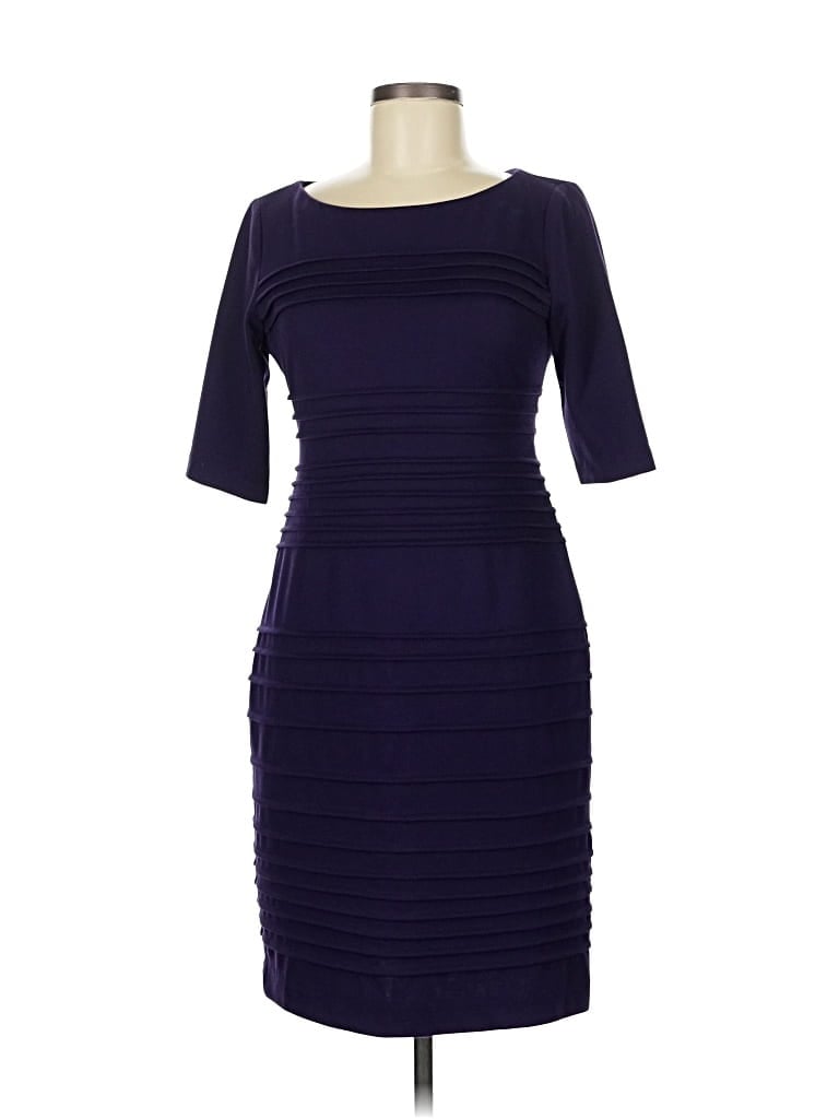 Pre-owned Maggy L Cocktail Dress In Purple