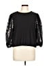 Express Black 3/4 Sleeve Top Size L - photo 1