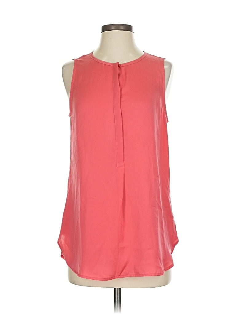 Pre-owned Van Heusen Sleeveless Blouse In Pink