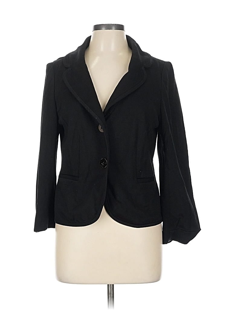 Pre-owned Ann Taylor Blazer Jacket In Black