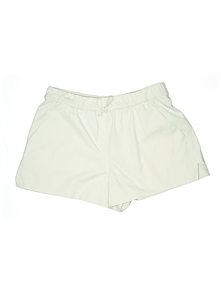 Pre-owned Lululemon Athletica Shorts In White