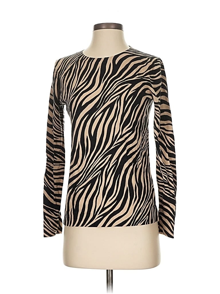 Pre-owned J.crew Factory Store Pullover Sweater In Brown