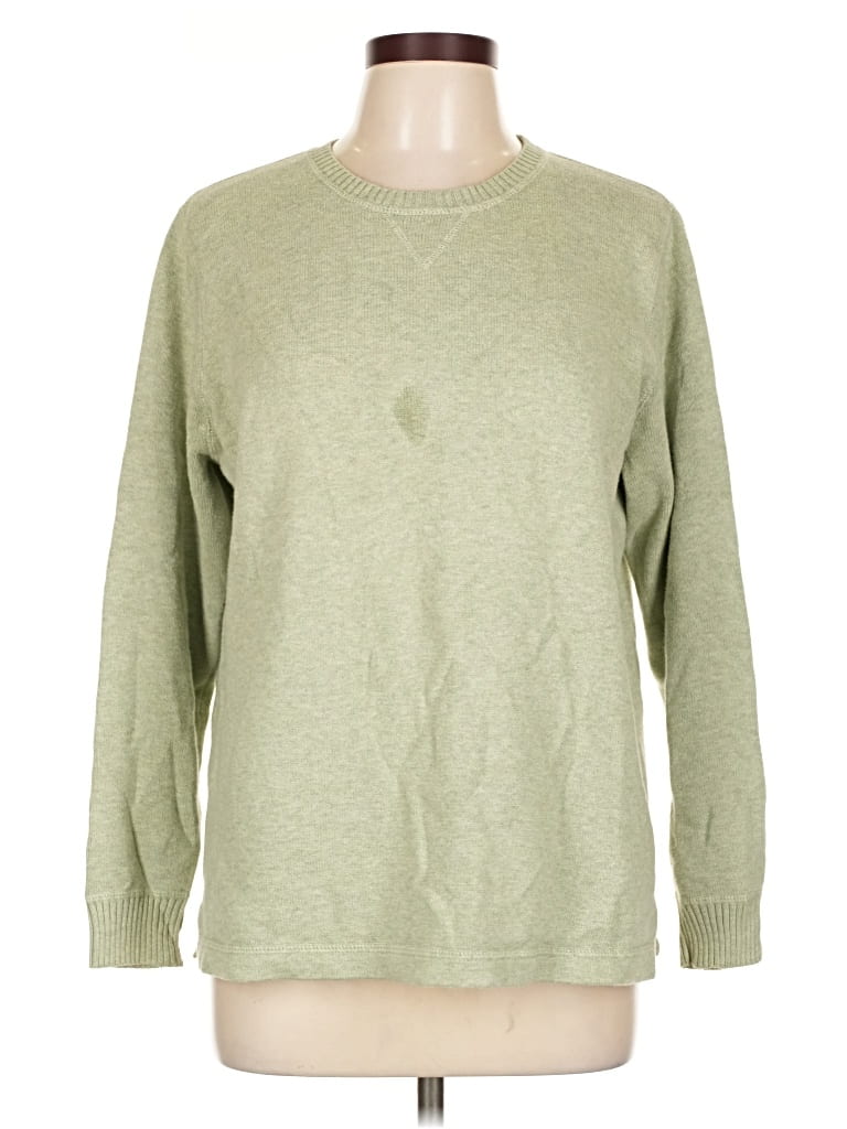 Pre-owned Eddie Bauer Pullover Sweater In Green