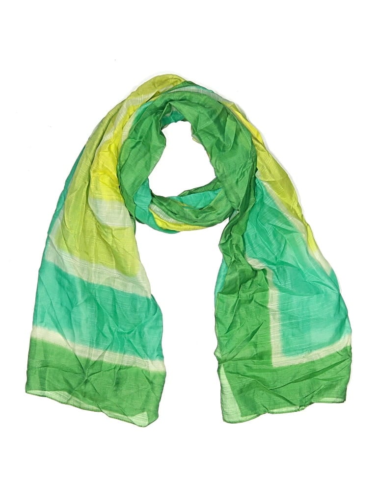 Pre-owned Unbranded Scarf In Green