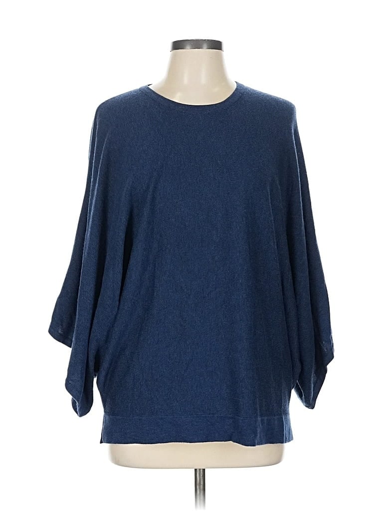 Pre-owned Laurie Felt Poncho In Blue