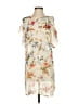 Mint Limit 100% Polyester Floral Ivory Cocktail Dress Size S - photo 1