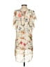 Mint Limit 100% Polyester Floral Ivory Cocktail Dress Size S - photo 2