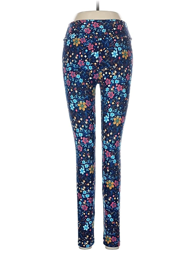 Pre-owned Lularoe Leggings In Blue