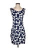 Persifor Argyle Blue Casual Dress Size XS - photo 1