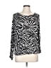MICHAEL Michael Kors Animal Print Black Pullover Sweater Size L (petite) - photo 1