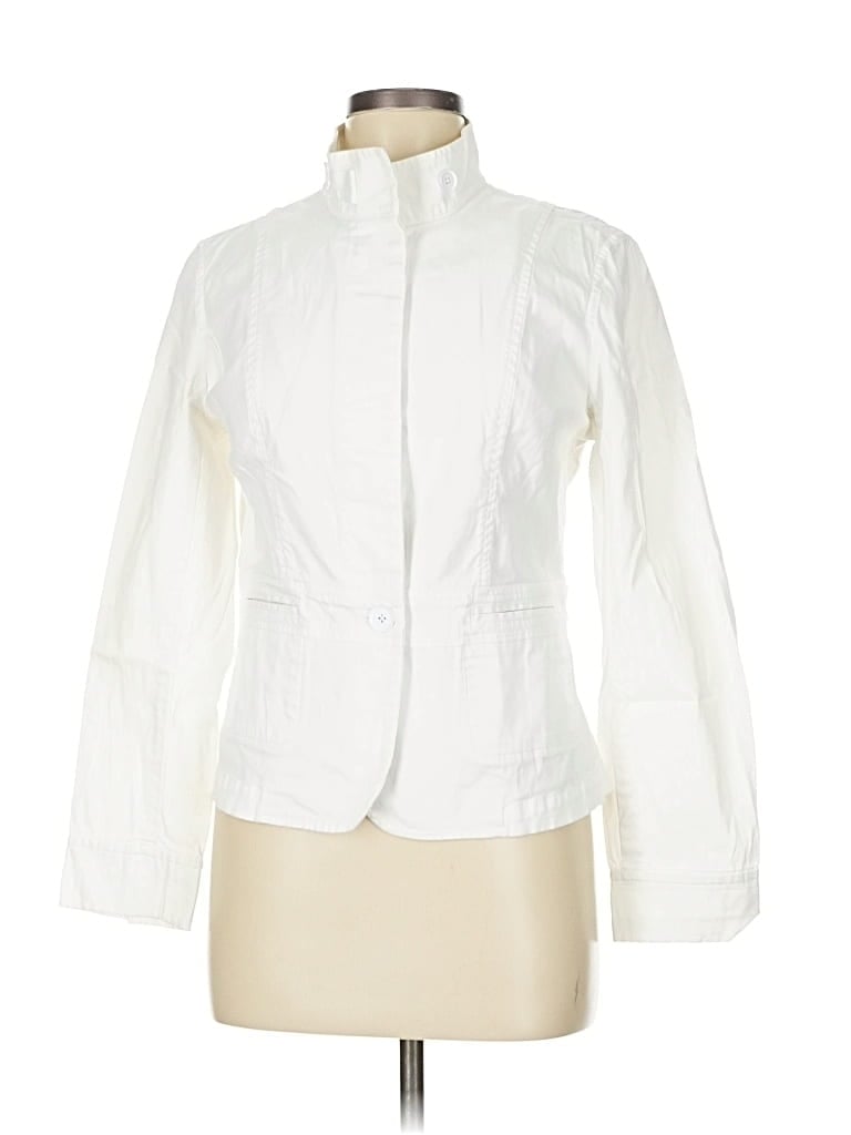 Click to view more detailed imagery on our partner's website Pre-owned Talbots Jacket In White