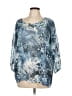 Yest Blue 3/4 Sleeve Blouse Size 12 - photo 1