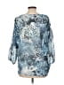 Yest Blue 3/4 Sleeve Blouse Size 12 - photo 2