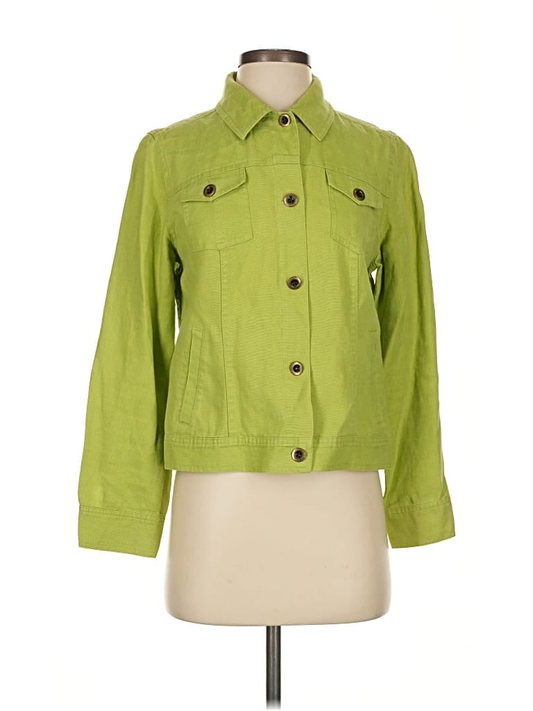 Click to view more detailed imagery on our partner's website Pre-owned Charter Club Jacket In Green