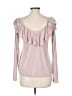 Express Pink Long Sleeve Top Size L - photo 2