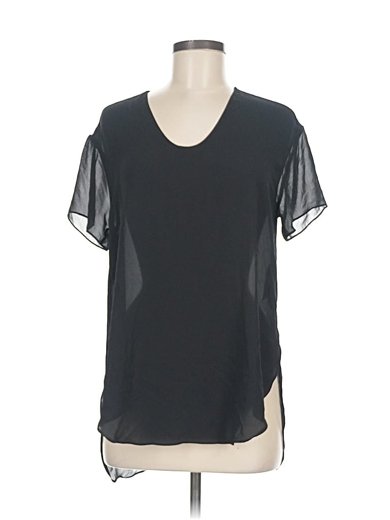 Pre-owned Calvin Klein Jeans Est.1978 Calvin Klein Jeans Short Sleeve Blouse In Black