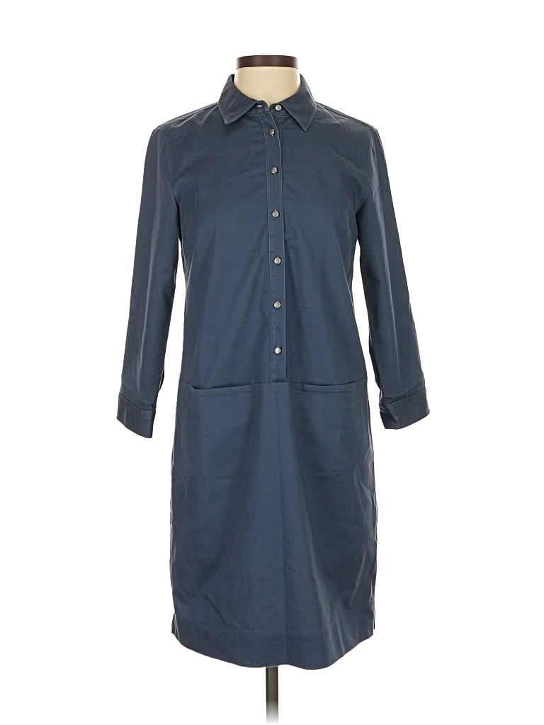 Pre-owned Jjill Casual Dress In Blue