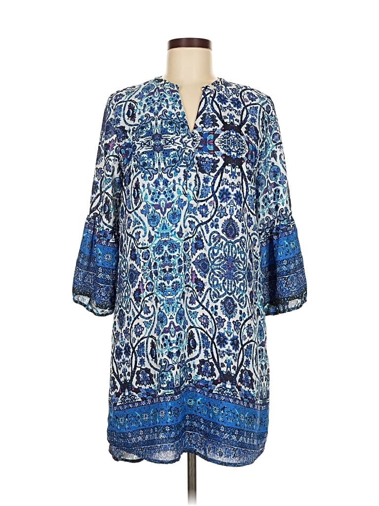 Pre-owned Collective Concepts Casual Dress In Blue