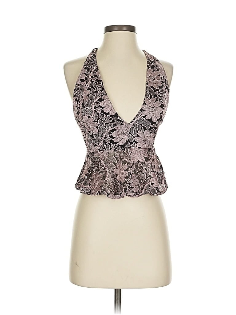 Pre-owned Privy Sleeveless Blouse In Pink