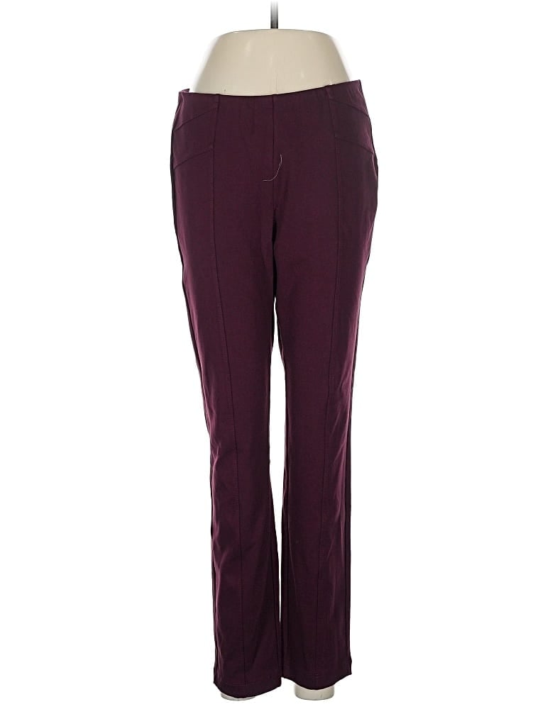 Pre-owned Zac & Rachel Dress Pants In Burgundy