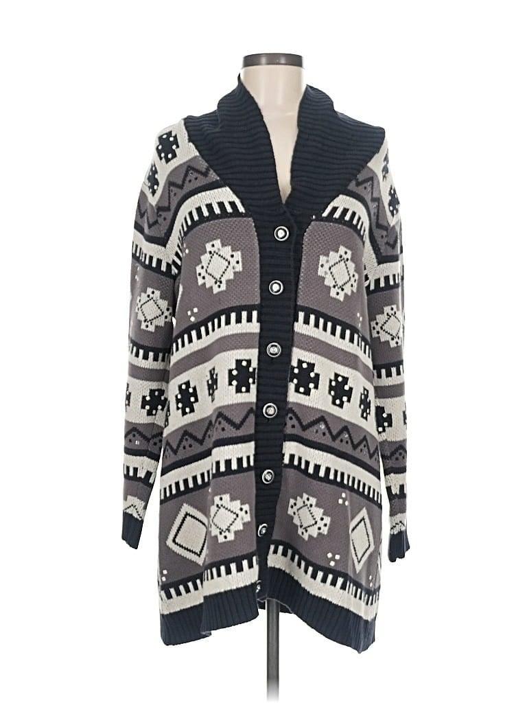 Pre-owned Storybook Knits Cardigan Sweater In Black