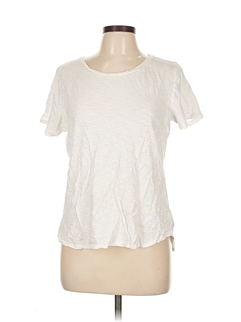 Pre-owned Old Navy Short Sleeve T-shirt In White
