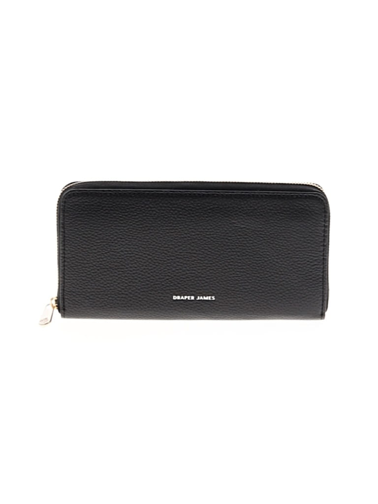 Pre-owned Draper James Leather Clutch In Black