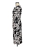 Connected Apparel Paisley Black Cocktail Dress Size 6 - photo 5